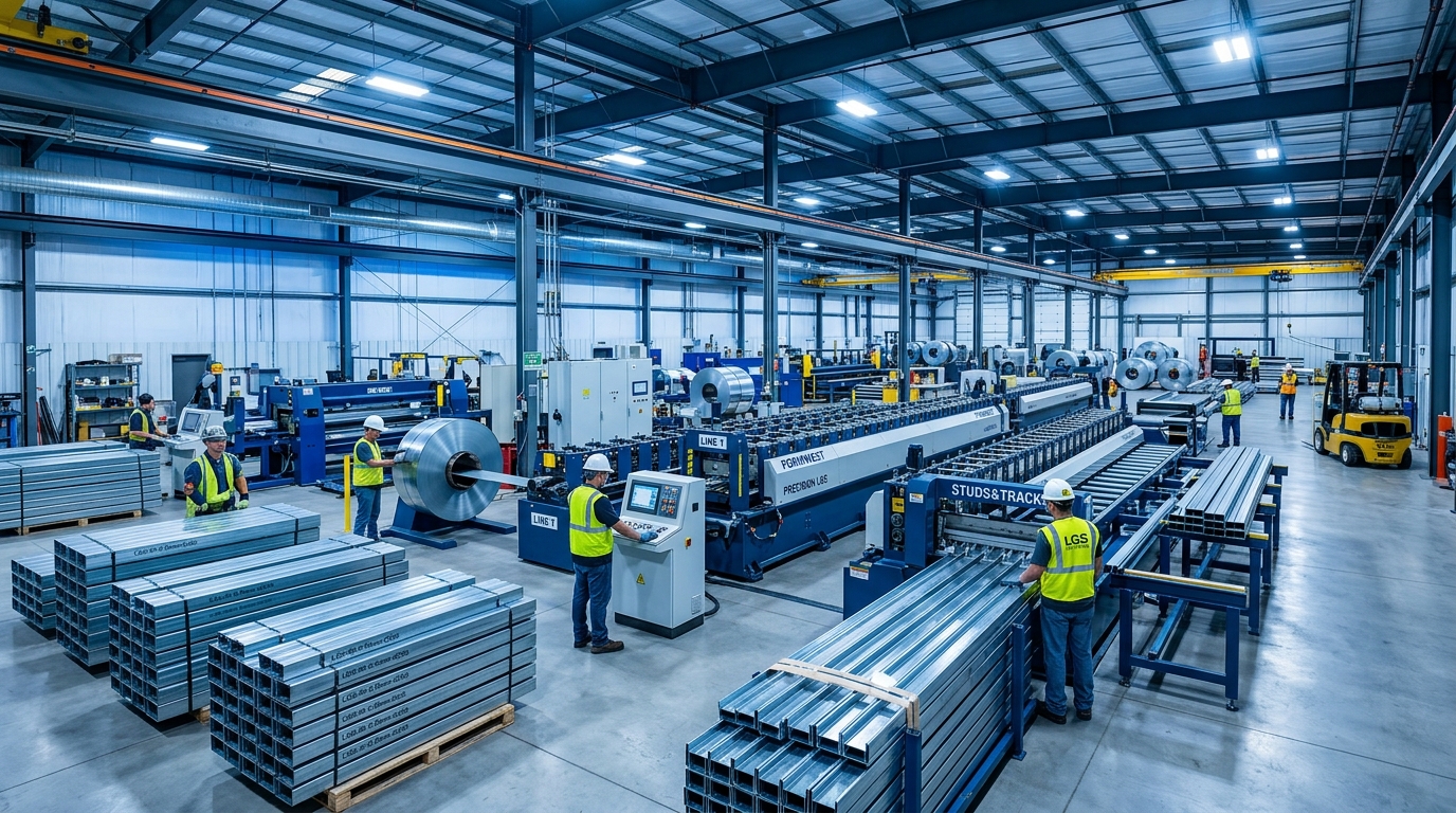 SerVilla steel frame factory production
