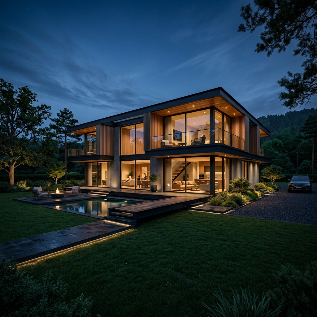 Almanya Hamburg Çelik Villa
