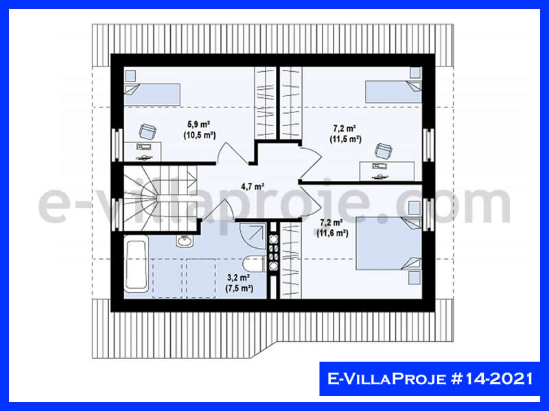 Leichtstahl-Villenprojekt #14 - 2021 Galeri Görseli 3