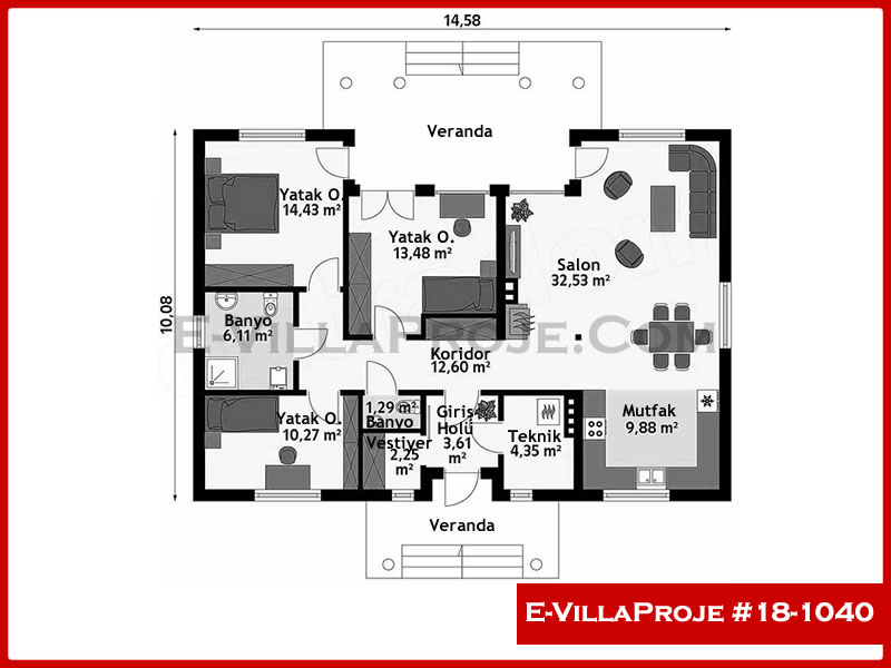 Leichtstahl-Villenprojekt #18 - 1040 Galeri Görseli 2