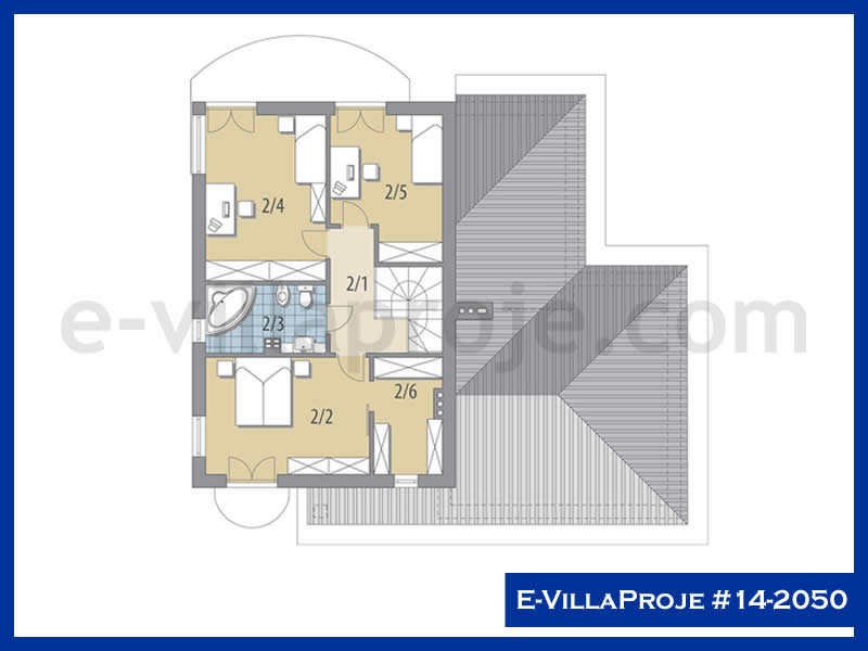 Leichtstahl-Villenprojekt #14 - 2050 Galeri Görseli 3