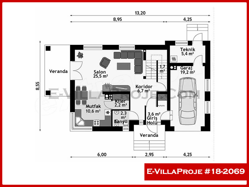Leichtstahl-Villenprojekt #18 - 2069 Galeri Görseli 2
