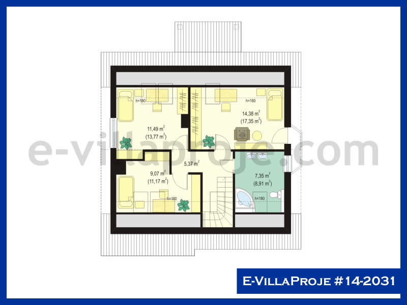 Leichtstahl-Villenprojekt #14 - 2031 Galeri Görseli 3