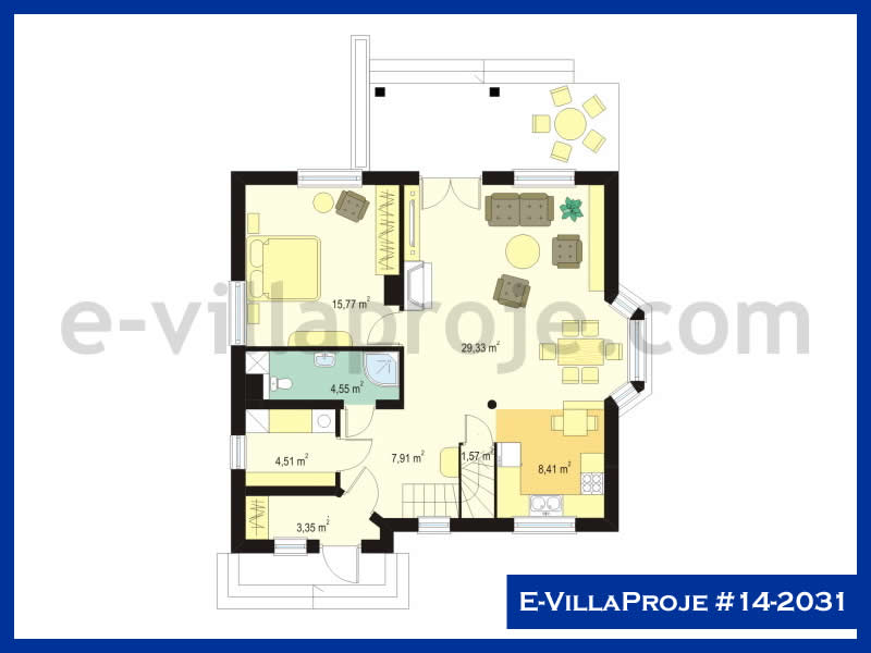 Leichtstahl-Villenprojekt #14 - 2031 Galeri Görseli 2