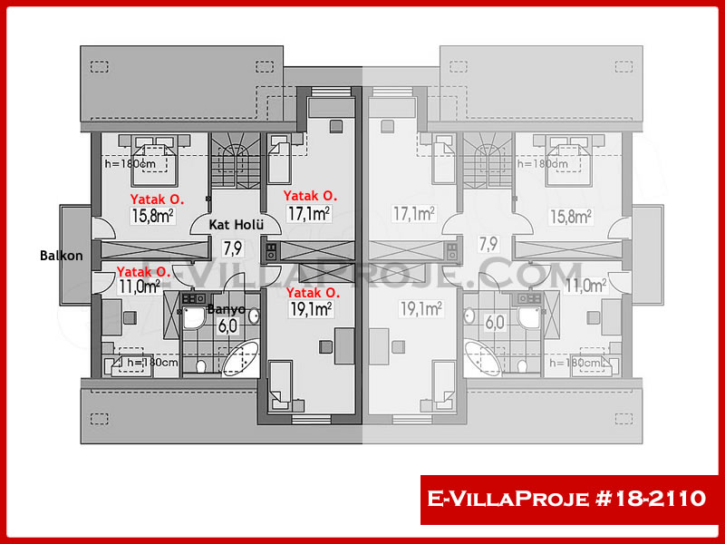 Leichtstahl-Villenprojekt #18 - 2110 Galeri Görseli 3