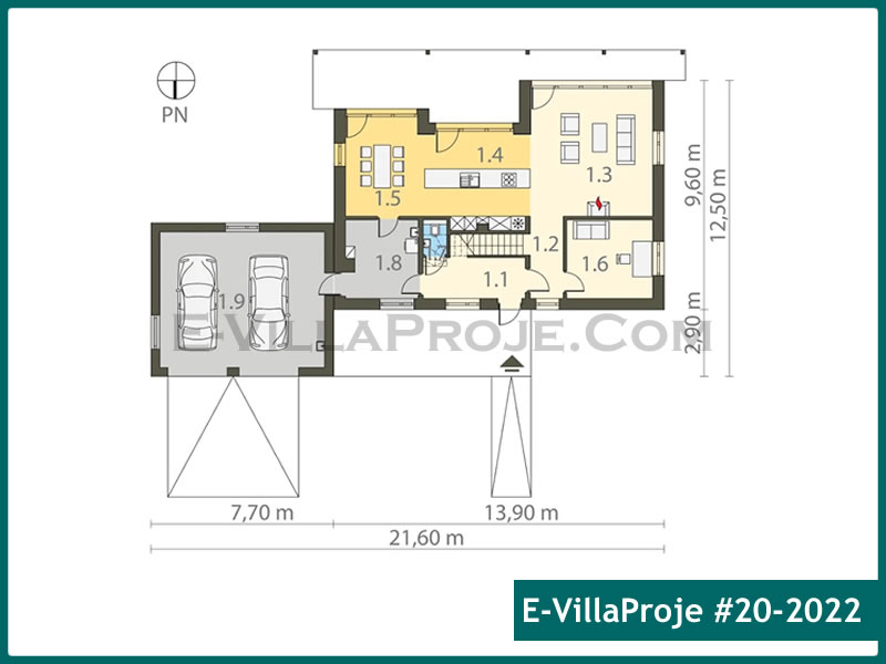 Leichtstahl-Villenprojekt #20 - 2022 Galeri Görseli 2