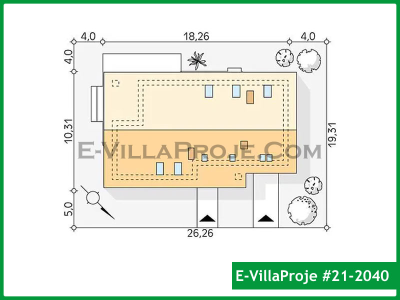 Leichtstahl-Villenprojekt #21 - 2040 Galeri Görseli 7