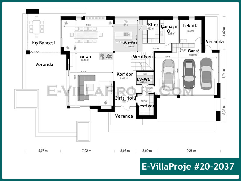 Leichtstahl-Villenprojekt #20 - 2037 Galeri Görseli 2