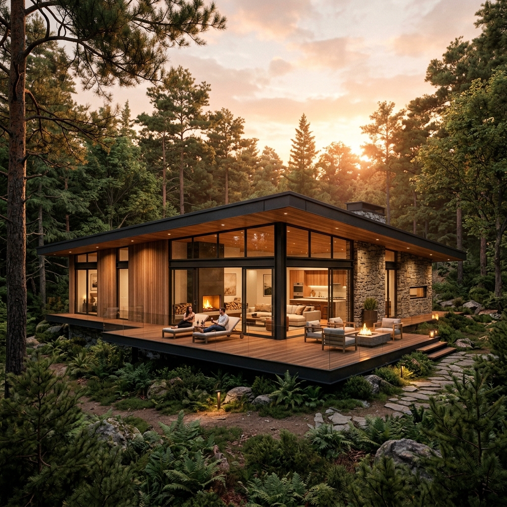 Single storey nature house exported to United Kingdom Devon
