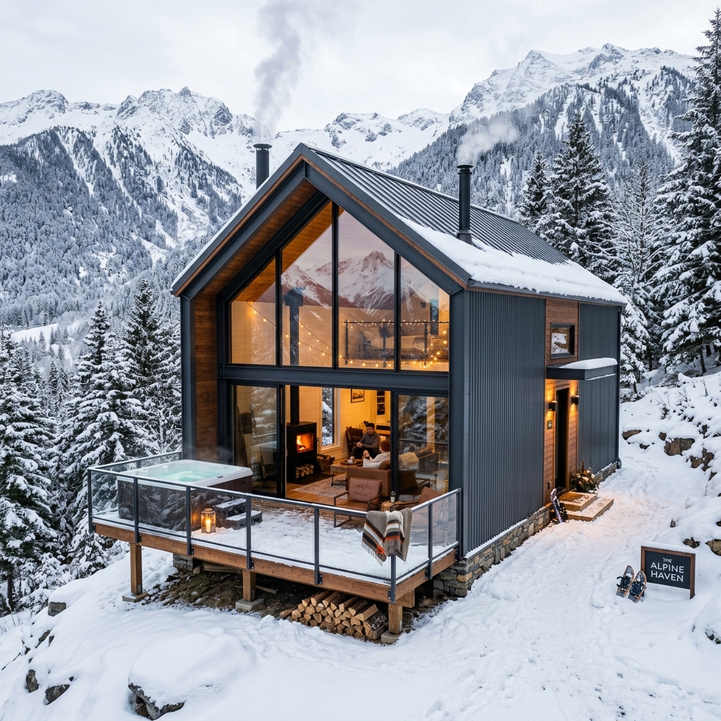 Mountain chalet villa exported to Northern Cyprus Kyrenia